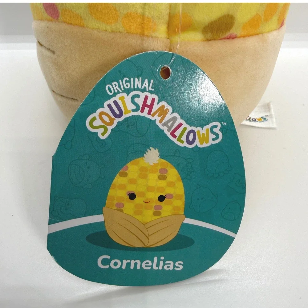 Squishmallows 7 Inch Cornelias the Corn Plush‎ Kellytoy 2022 Yellow Stuffed Toy